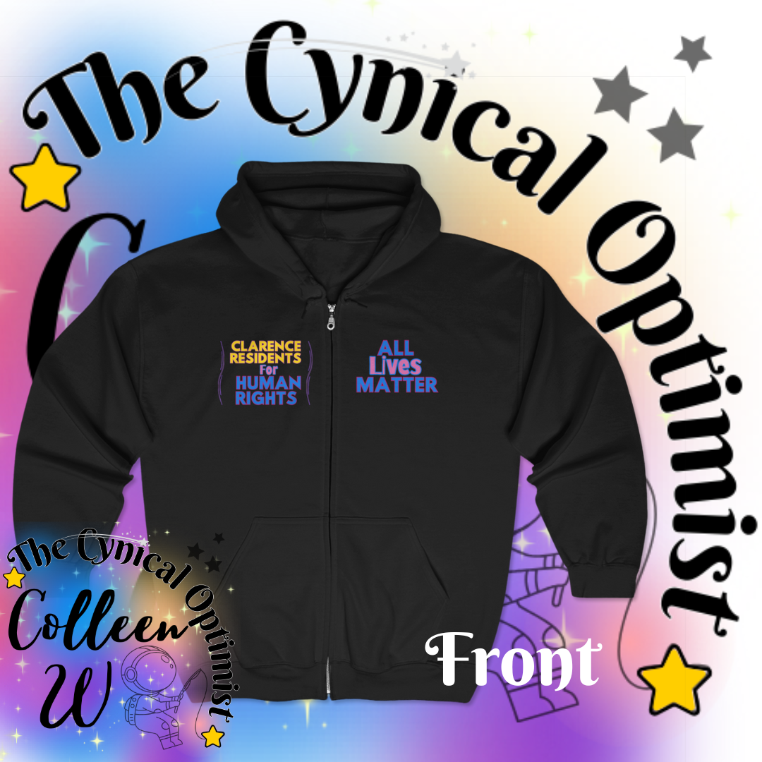 Unisex Heavy Blend™ Full Zip Hooded Sweatshirt - Human Rights Statement