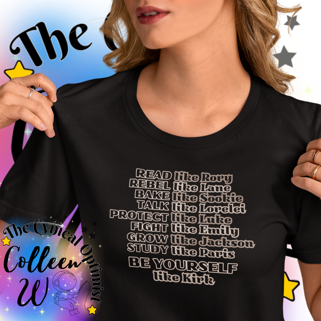 Gilmore Girls Superlatives Short Sleeve Tee, TV Show Fan Gift, Rory Lane Sookie Lorelei Luke Emily Jackson Paris Kirk Shirt | Free Shipping