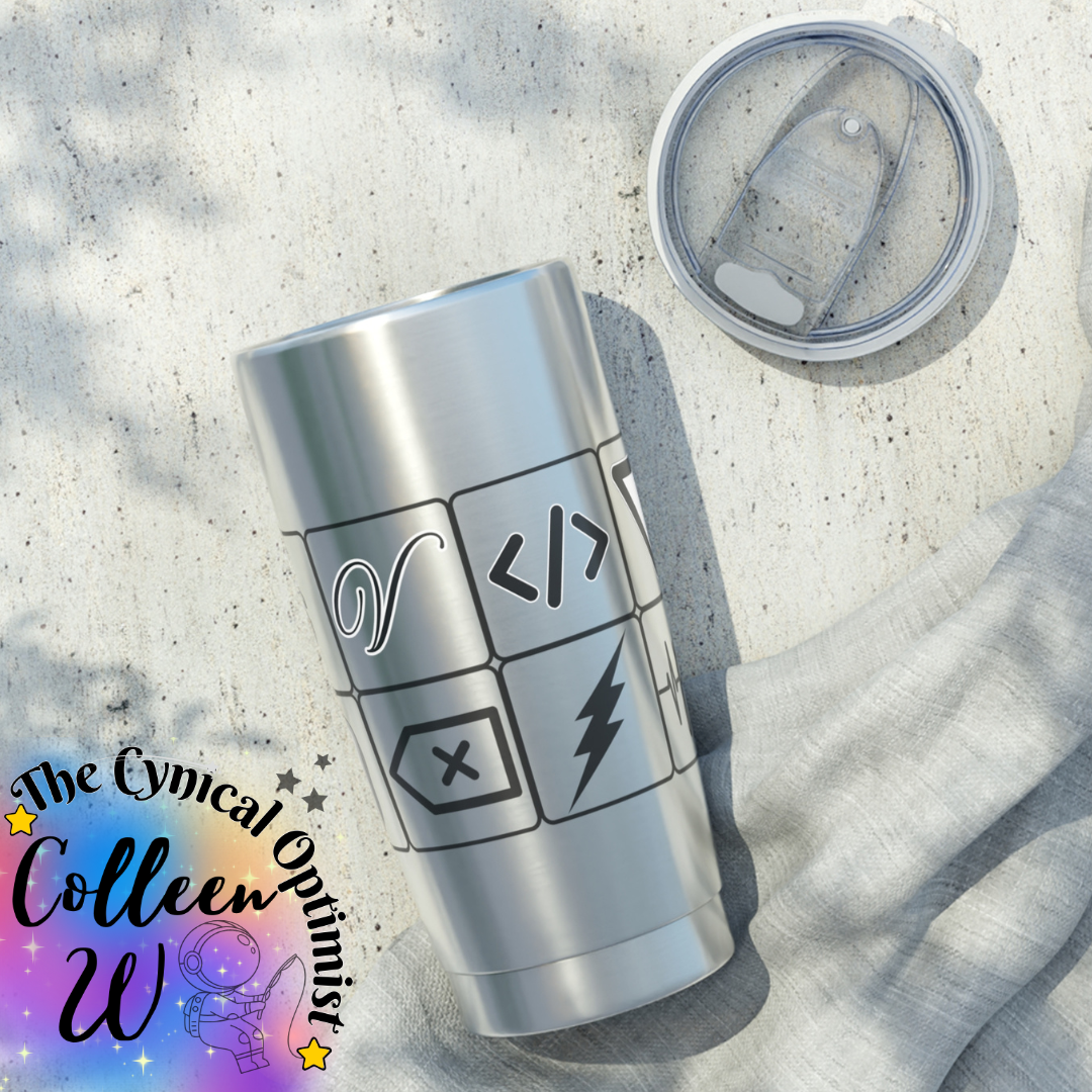 Eddie Vedder Fan Gift 20 oz Hot Cold Drink Cup 12 Album Tribute Design