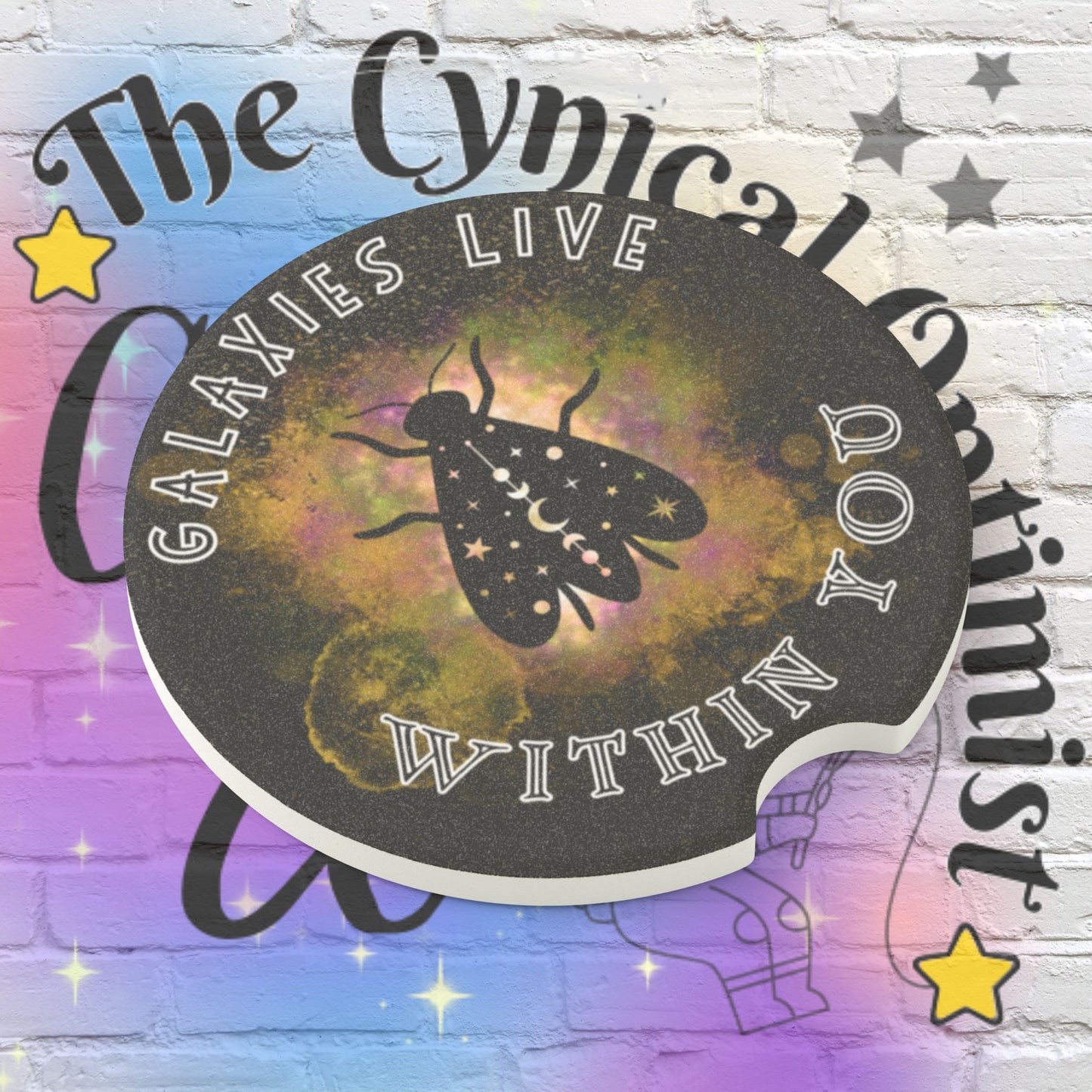 Galaxies Live Within You Coaster | Cosmic Soapstone | Inspirational Gift