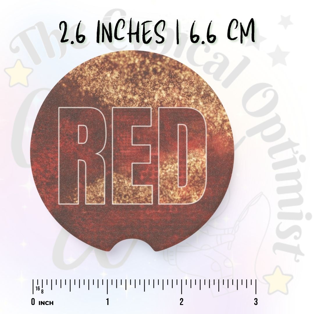 Taylor S Red Album Car Coaster | Soapstone Cup Holder | Swift Fan Gift