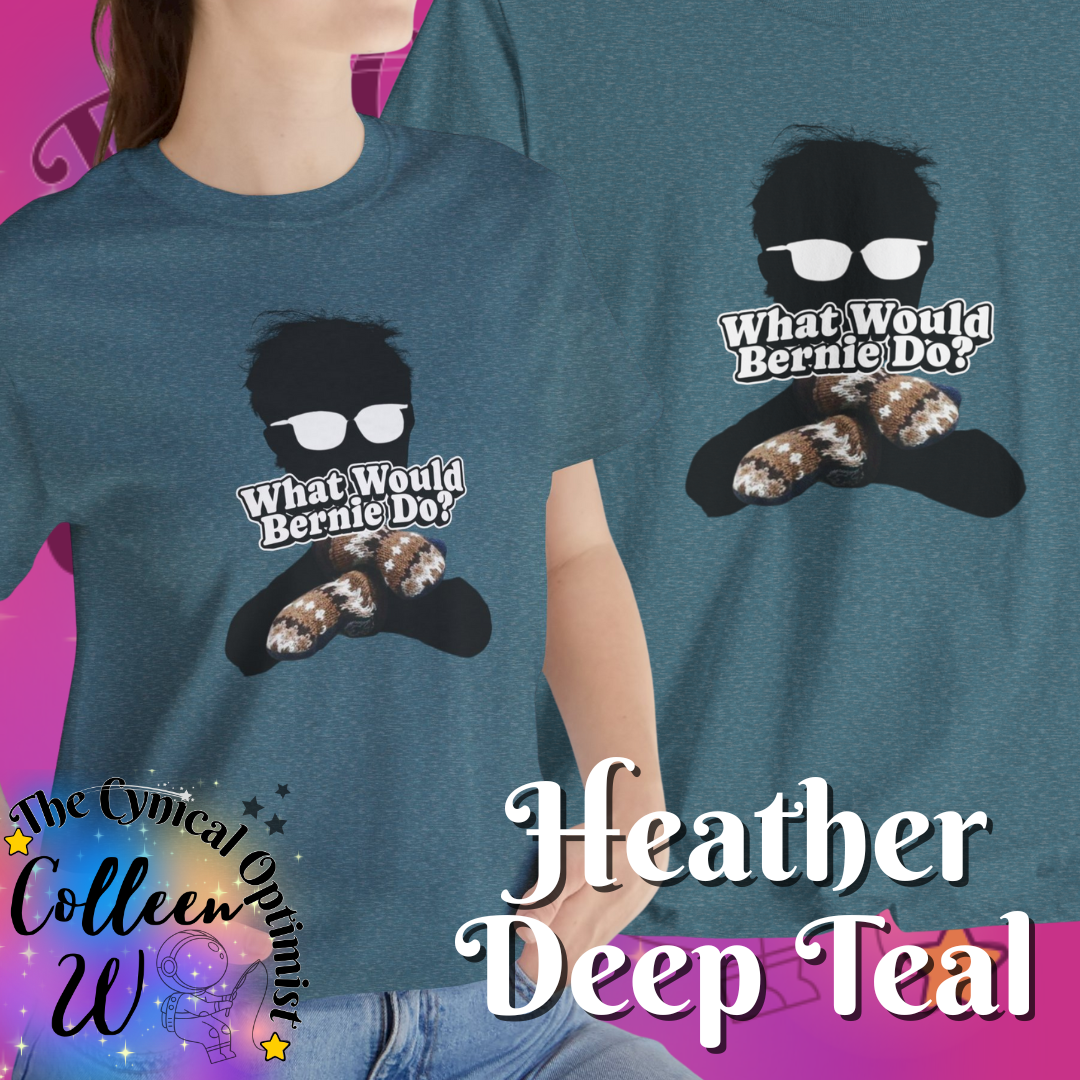What Would Bernie Do? T-Shirt | Political Activist Tee with Iconic Glasses & Mittens