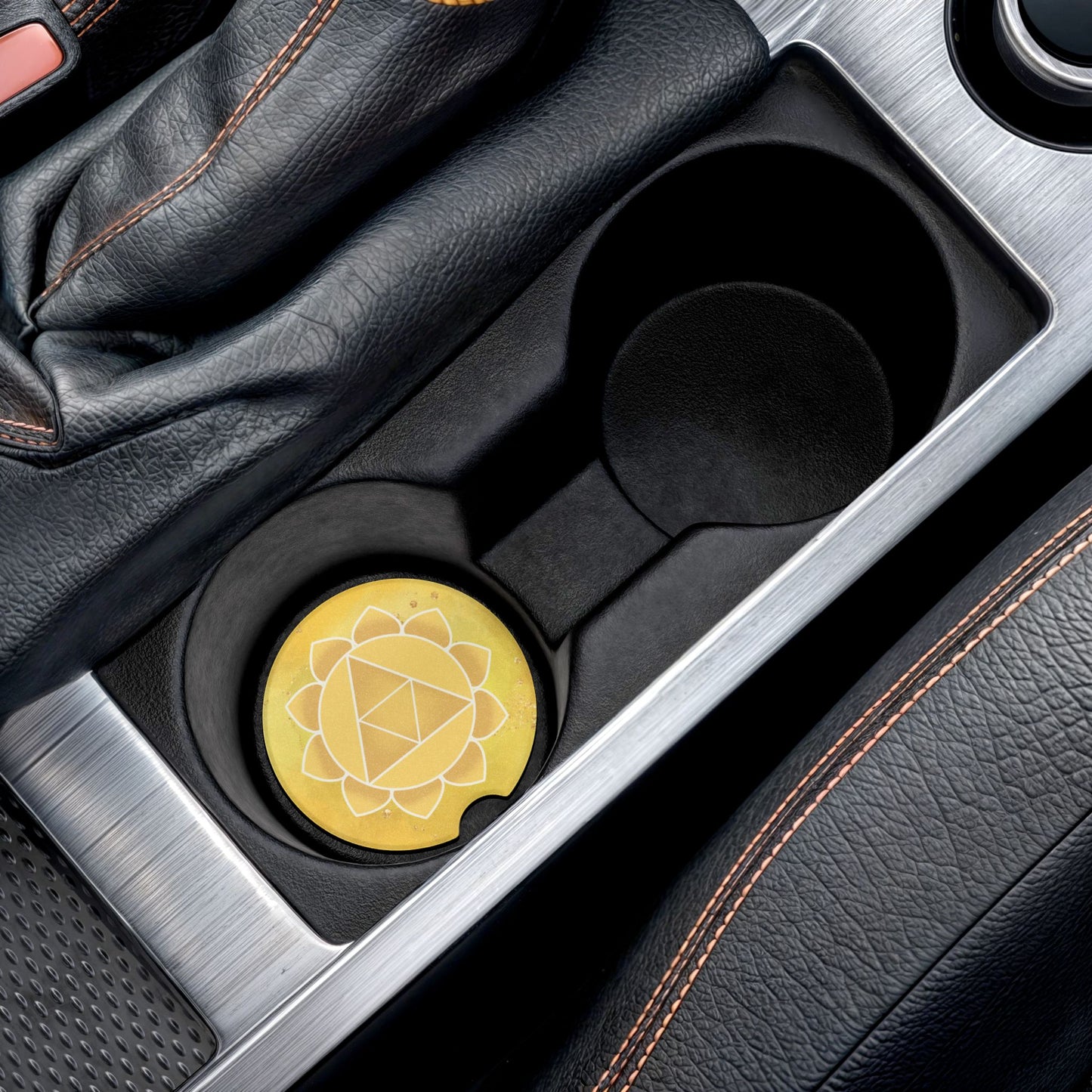 Gaming Triangle Sunshine Car Coaster - Soapstone Absorbent Coaster Set