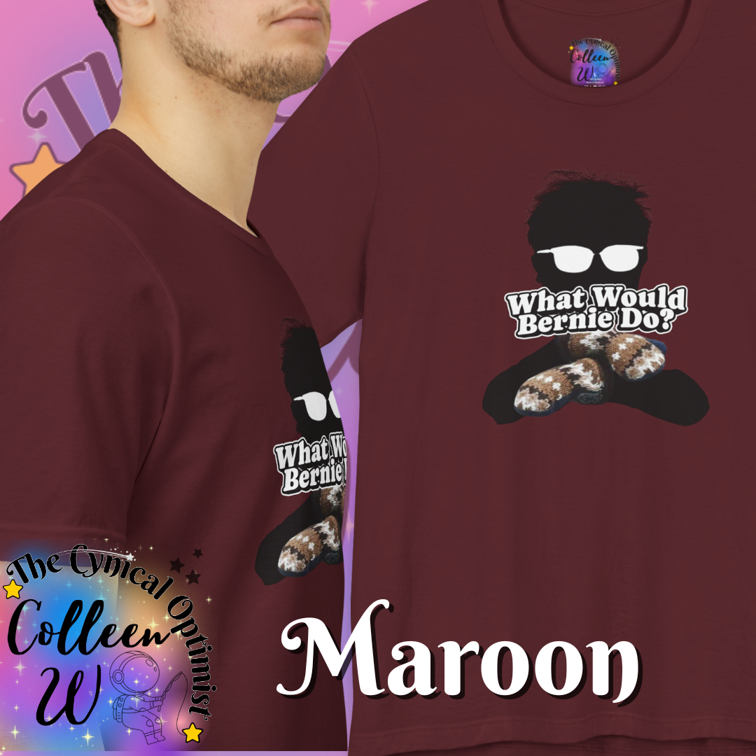 What Would Bernie Do? T-Shirt | Political Activist Tee with Iconic Glasses & Mittens
