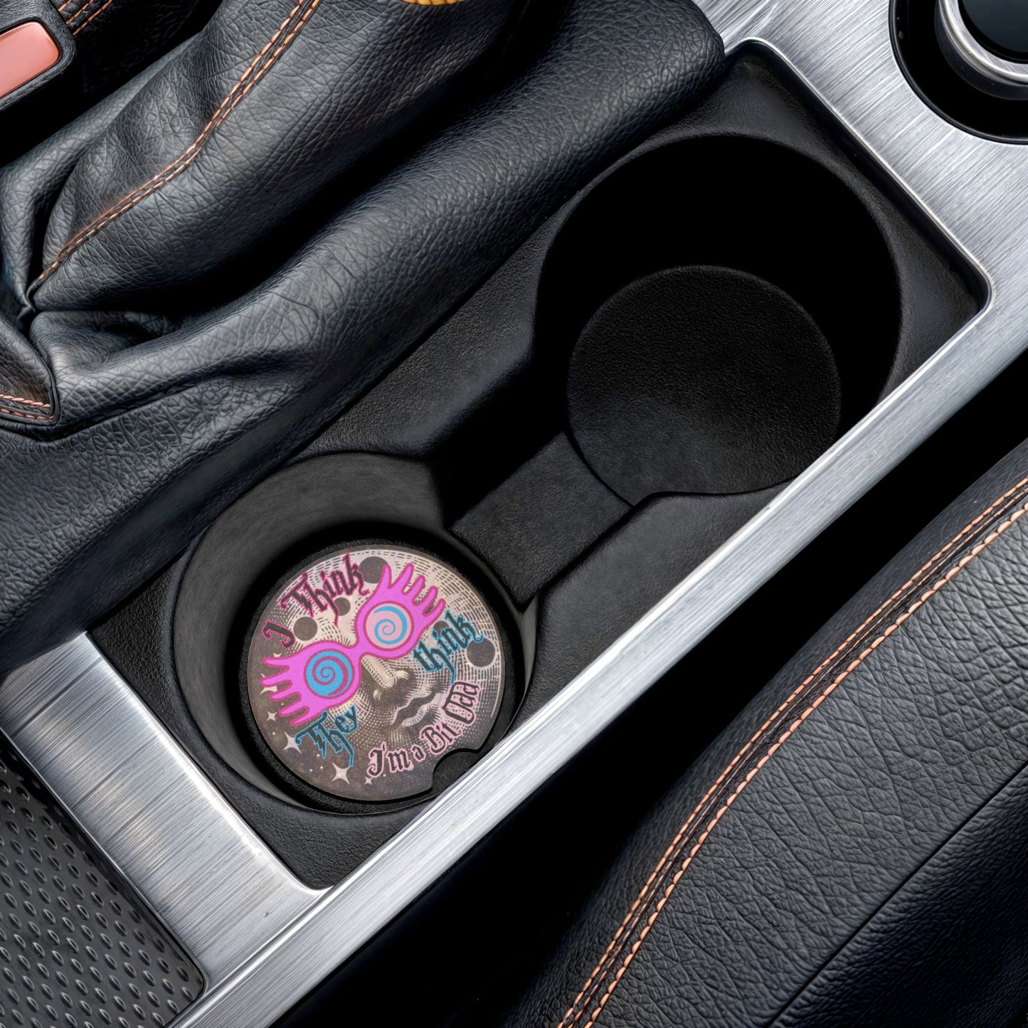 Luna Lovegood Car Coaster Set | Man in the Moon Spectrespecs | Harry Potter Gift