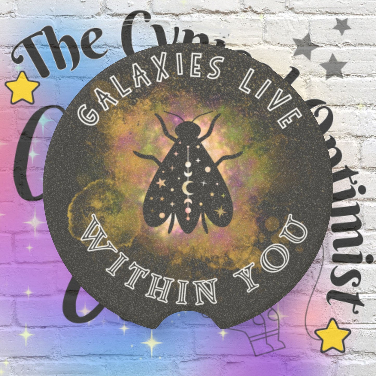 Galaxies Live Within You Coaster | Cosmic Soapstone | Inspirational Gift