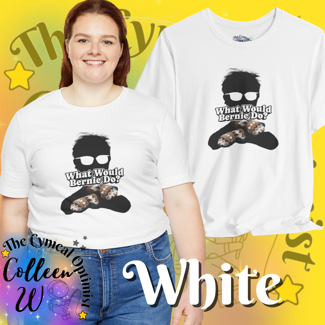 What Would Bernie Do? T-Shirt | Political Activist Tee with Iconic Glasses & Mittens