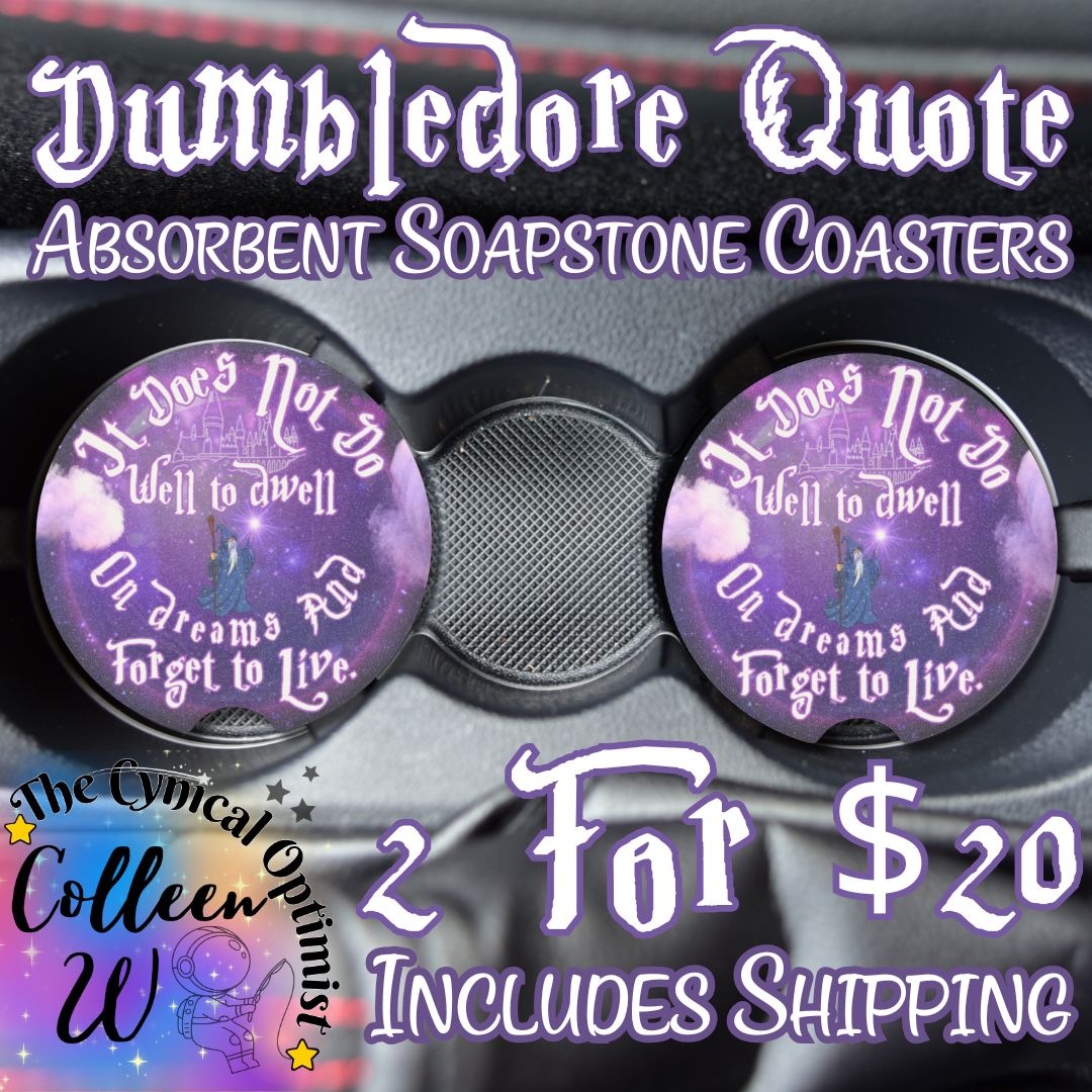 Harry Potter Inspired Car Coaster | Soapstone Cup Holder | Wizarding World Gift