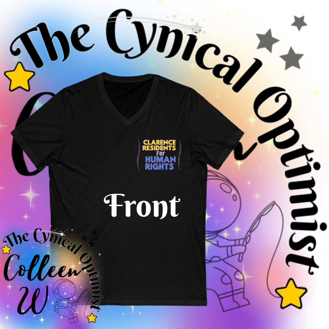 Unisex V-Neck Tee - Human Rights Advocate Shirt | All Lives Matter Design | Perfect for Activists & Supporters