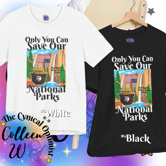 Save Our National Parks Unisex Tee - Eco-Conscious Statement Shirt