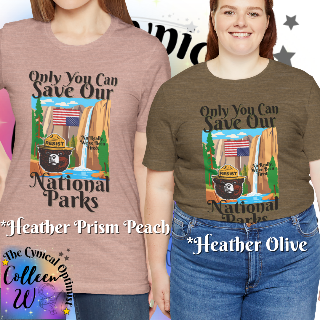 Save Our National Parks Unisex Tee - Eco-Conscious Statement Shirt
