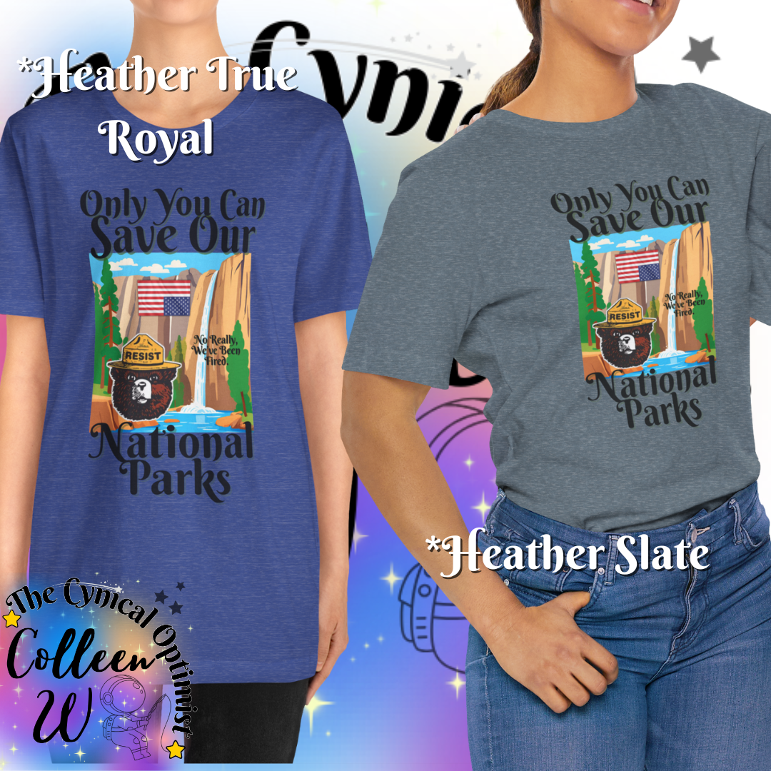 Save Our National Parks Unisex Tee - Eco-Conscious Statement Shirt