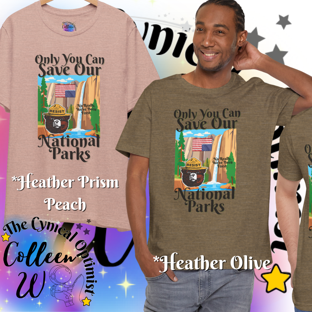 Save Our National Parks Unisex Tee - Eco-Conscious Statement Shirt