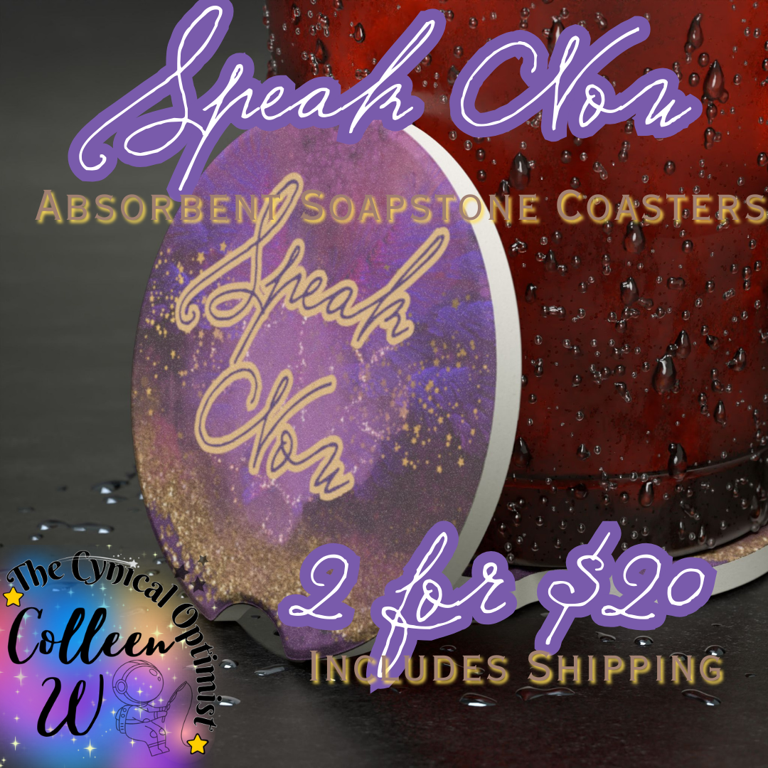 Unique Speak Now Album Inspired Absorbent Soapstone Car Cup Holder Coaster - Taylor Fan Gift Idea | Free Shipping  | Swift Fans