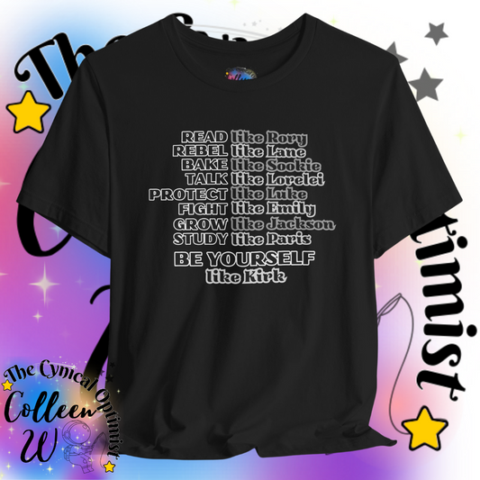 Gilmore Girls Superlatives Short Sleeve Tee, TV Show Fan Gift, Rory Lane Sookie Lorelei Luke Emily Jackson Paris Kirk Shirt | Free Shipping