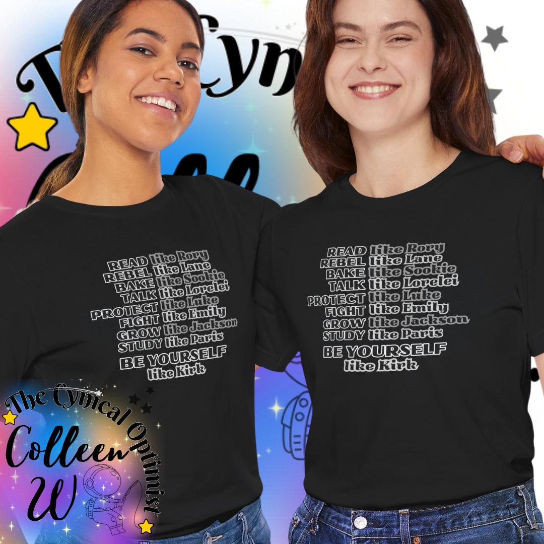 Gilmore Girls Superlatives Short Sleeve Tee, TV Show Fan Gift, Rory Lane Sookie Lorelei Luke Emily Jackson Paris Kirk Shirt | Free Shipping