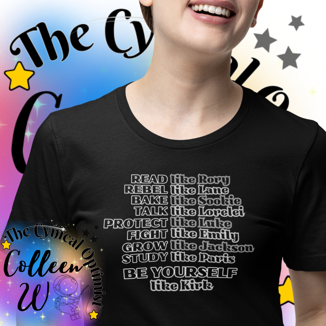 Gilmore Girls Superlatives Short Sleeve Tee, TV Show Fan Gift, Rory Lane Sookie Lorelei Luke Emily Jackson Paris Kirk Shirt | Free Shipping