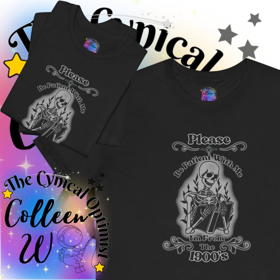 Gothic Graphic Tee - Please Be Patient, Unisex Short Sleeve T-Shirt, Casual Wear, Unique Gift, Halloween Outfit, Dark Fashion