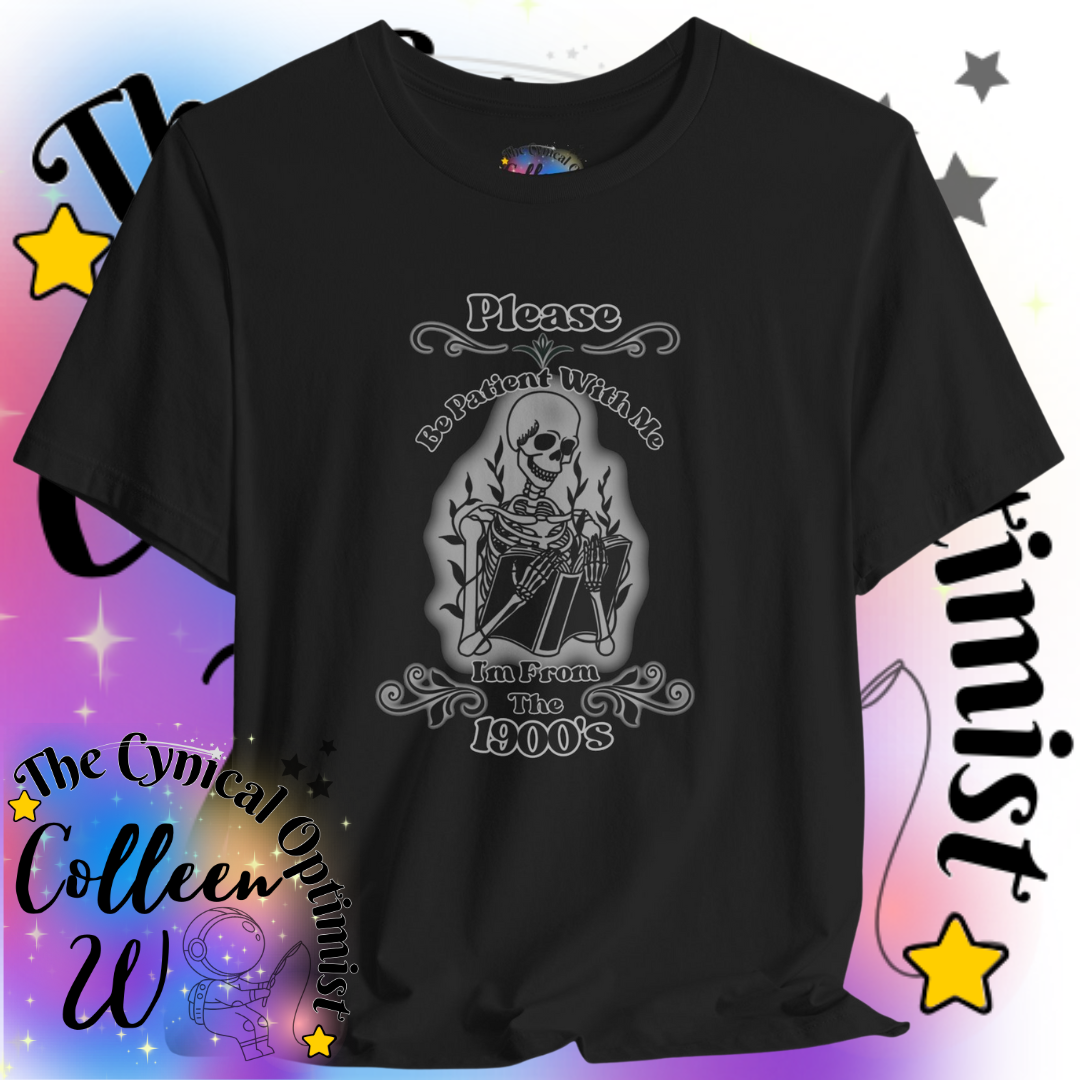 Gothic Graphic Tee - Please Be Patient, Unisex Short Sleeve T-Shirt, Casual Wear, Unique Gift, Halloween Outfit, Dark Fashion
