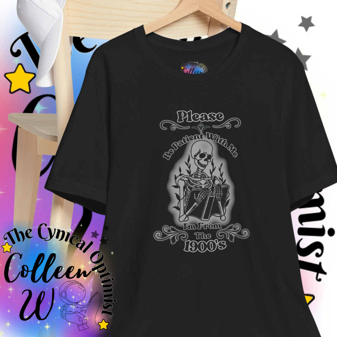Gothic Graphic Tee - Please Be Patient, Unisex Short Sleeve T-Shirt, Casual Wear, Unique Gift, Halloween Outfit, Dark Fashion