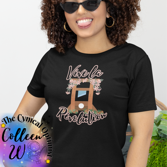 Vibrant 'Vive la Révolution' Unisex Tee - Casual Wear, Gift for Activists, Festival Shirt, Statement T-Shirt | Free Shipping