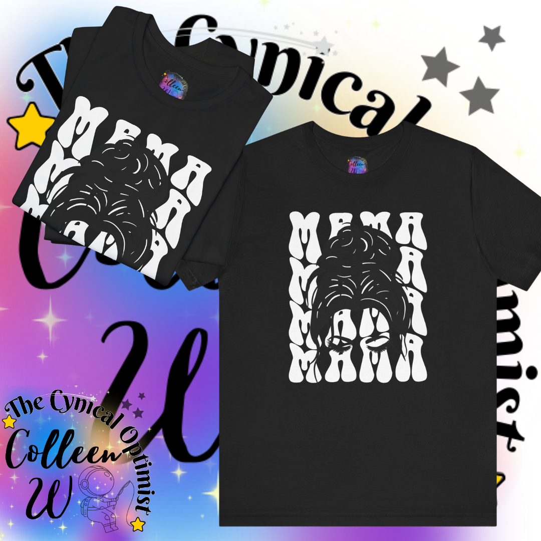 Mama Black Tshirt, Mother's Day Gift, Women's Graphic Tee, Mom Life Shirt, Family Apparel | Free Shipping