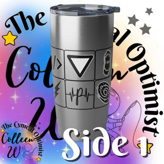 Eddie Vedder Fan Gift 20 oz Hot Cold Drink Cup 12 Album Tribute Design