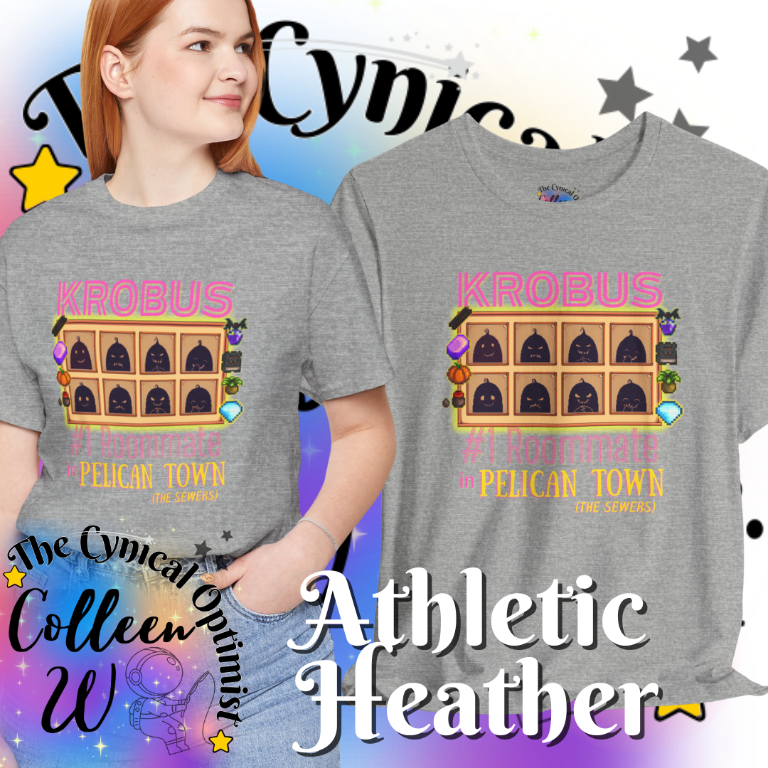 Stardew Valley Krobus #1 Roommate tshirt Pelican Town | Gift for Gamers, Friends | Casual Soft Tee | Free Shipping