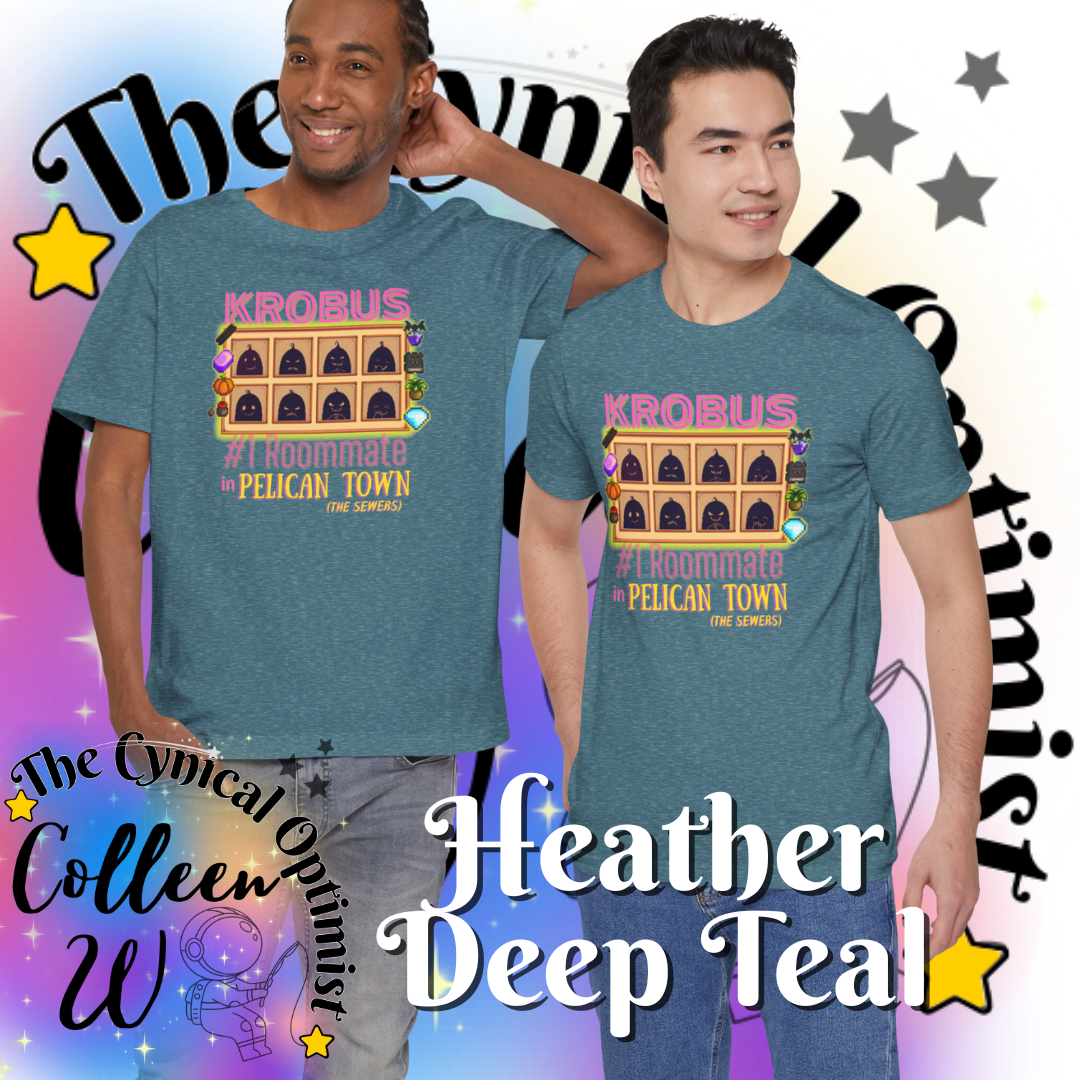 Stardew Valley Krobus #1 Roommate tshirt Pelican Town | Gift for Gamers, Friends | Casual Soft Tee | Free Shipping