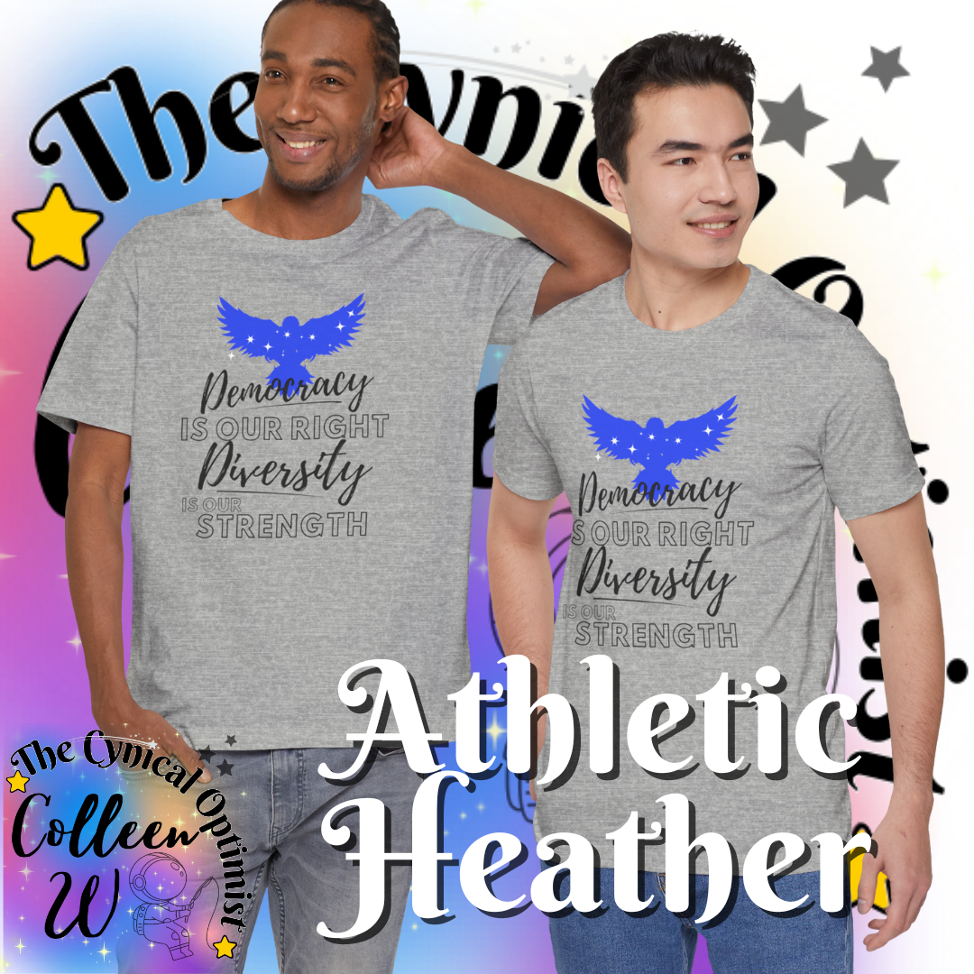 Inspirational Patriotic Eagle T-Shirt | Unity & Diversity | Unisex Cotton Tee