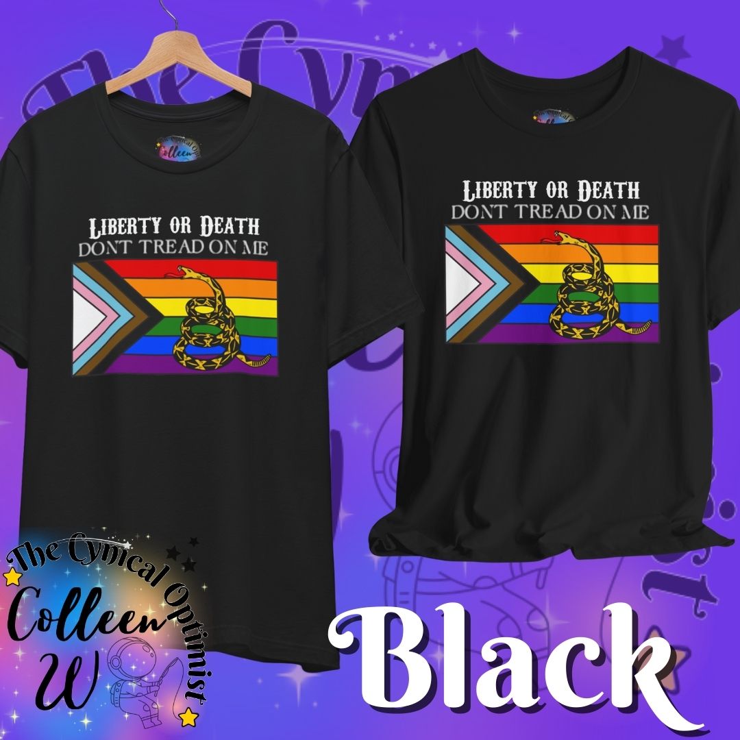 Patriotic LGBTQ+ Liberty T-Shirt | Unisex Jersey Tee | Pride & Freedom