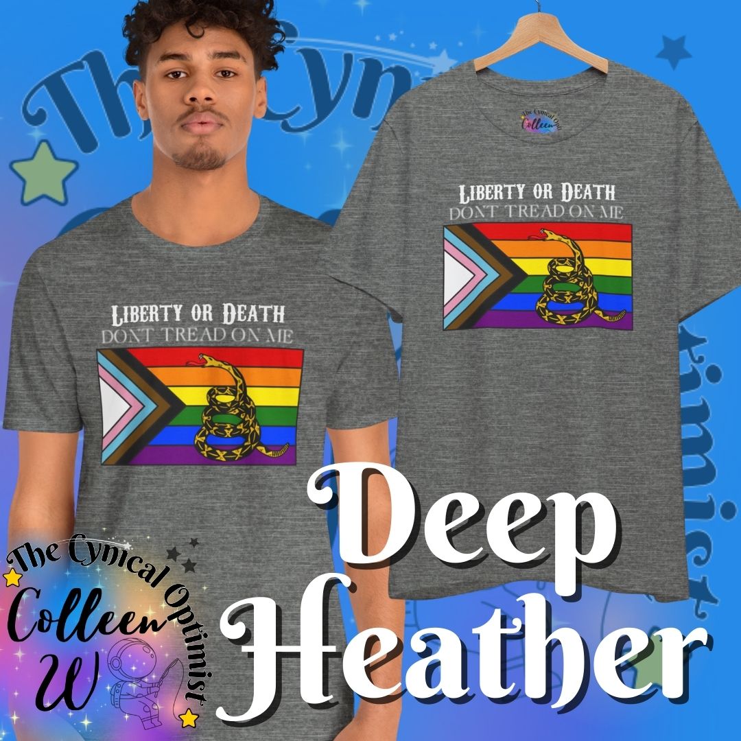 Patriotic LGBTQ+ Liberty T-Shirt | Unisex Jersey Tee | Pride & Freedom