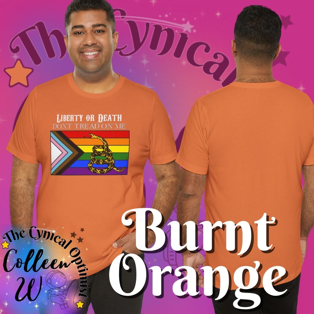 Patriotic LGBTQ+ Liberty T-Shirt | Unisex Jersey Tee | Pride & Freedom