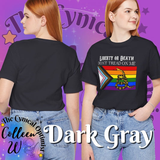 Patriotic LGBTQ+ Liberty T-Shirt | Unisex Jersey Tee | Pride & Freedom
