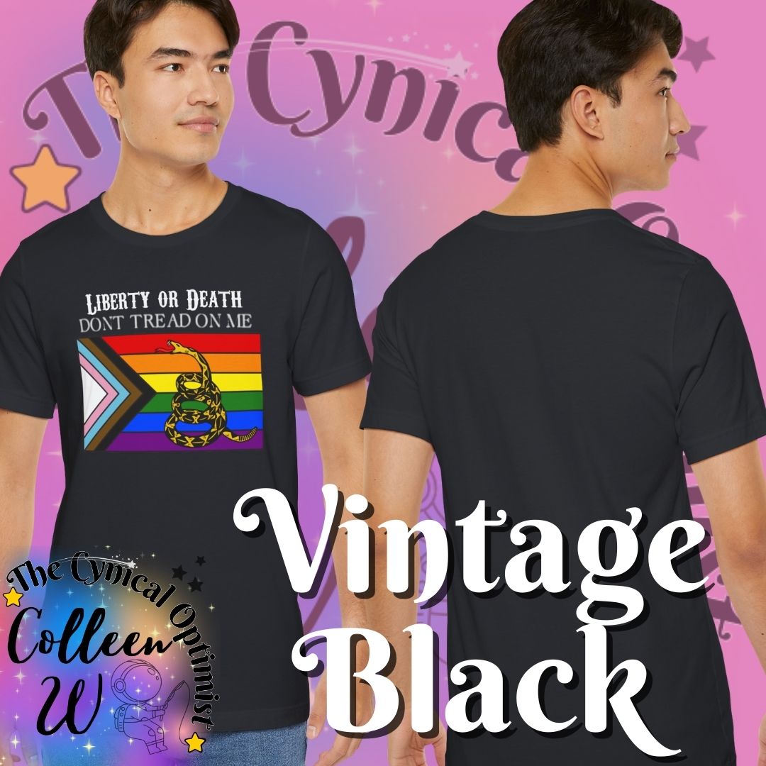 Patriotic LGBTQ+ Liberty T-Shirt | Unisex Jersey Tee | Pride & Freedom