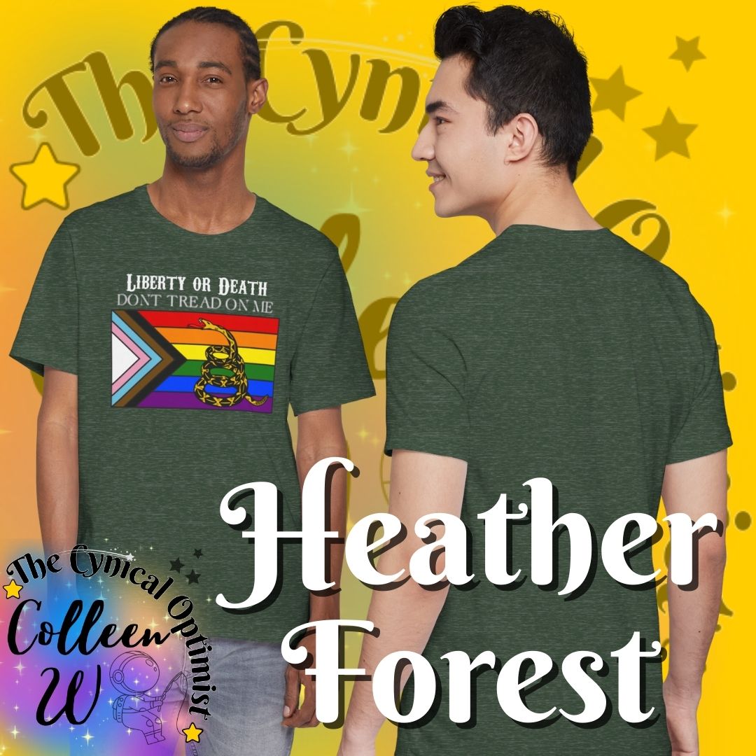 Patriotic LGBTQ+ Liberty T-Shirt | Unisex Jersey Tee | Pride & Freedom