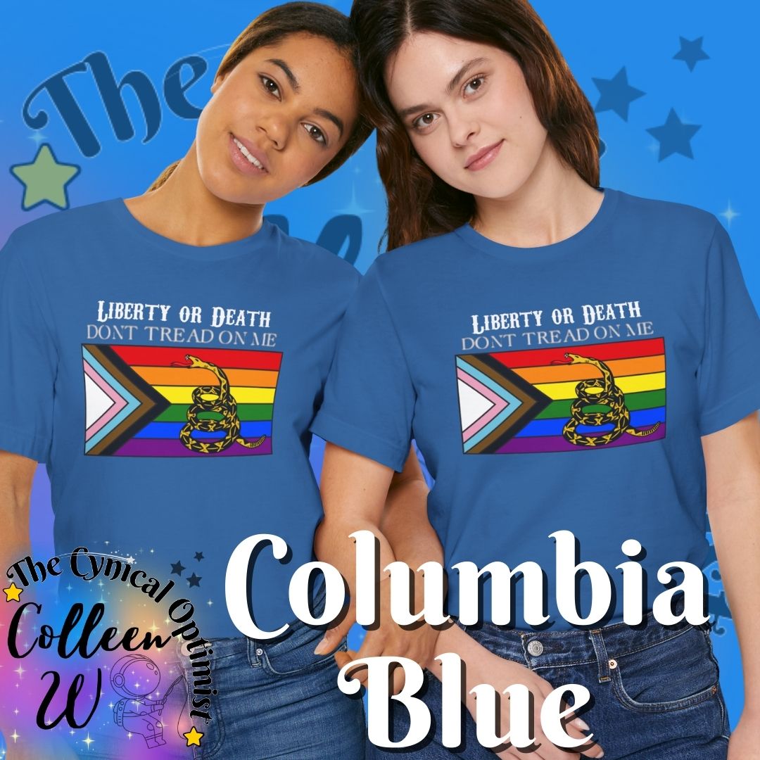 Patriotic LGBTQ+ Liberty T-Shirt | Unisex Jersey Tee | Pride & Freedom