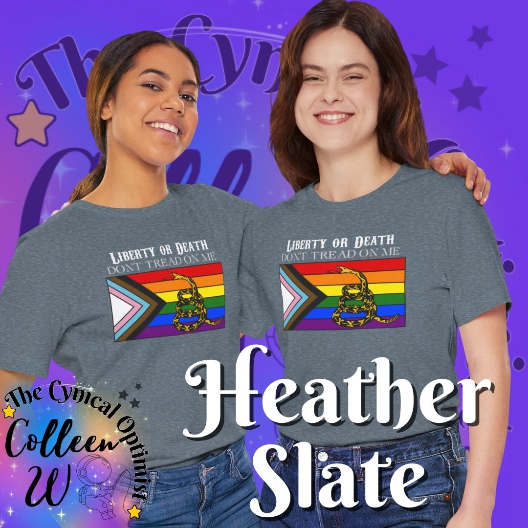 Patriotic LGBTQ+ Liberty T-Shirt | Unisex Jersey Tee | Pride & Freedom