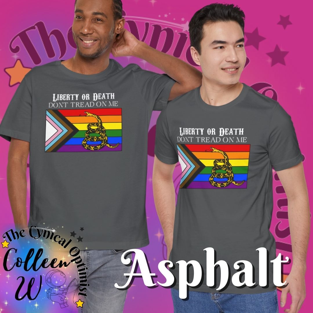 Patriotic LGBTQ+ Liberty T-Shirt | Unisex Jersey Tee | Pride & Freedom