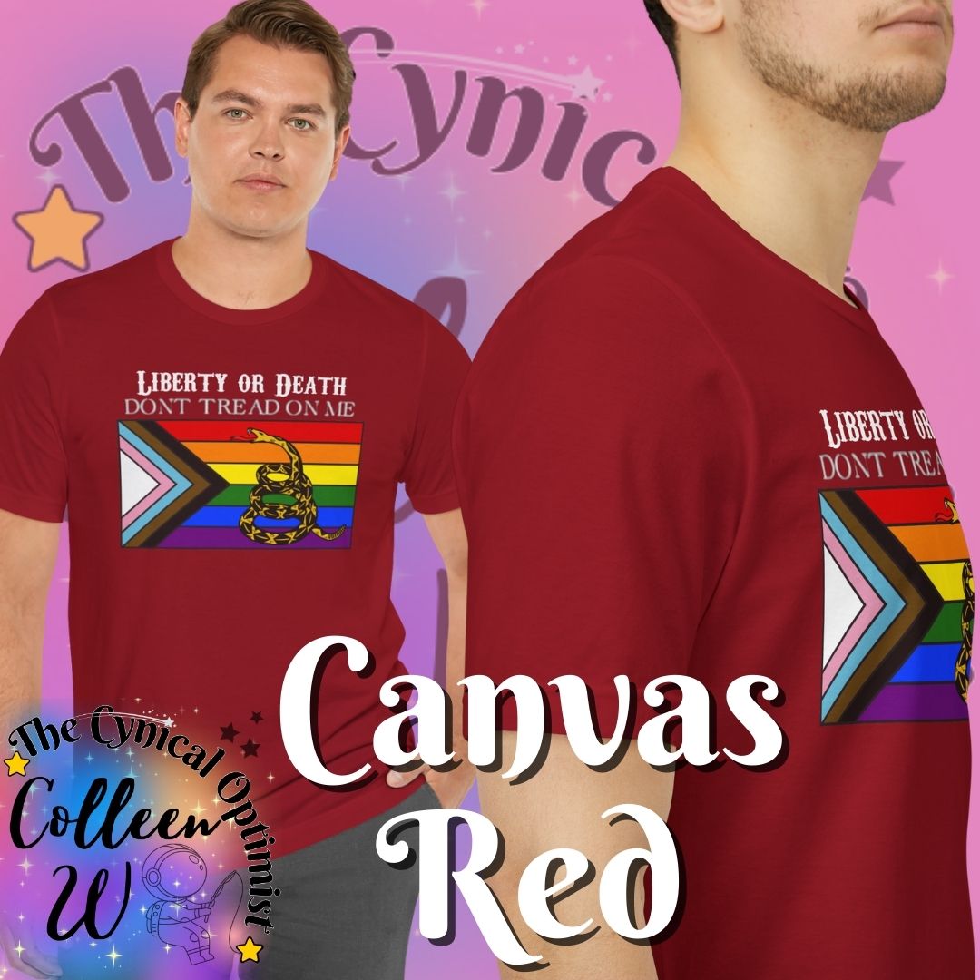 Patriotic LGBTQ+ Liberty T-Shirt | Unisex Jersey Tee | Pride & Freedom