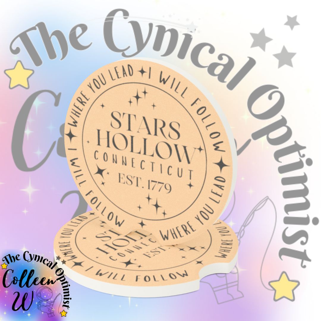 Stars Hollow Car Coaster | Where You Lead I Will Follow | Gilmore Girls Gift