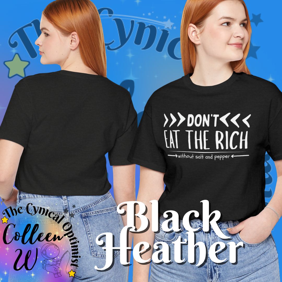 Don't Eat the Rich T-Shirt | Vegan Activist Statement Tee