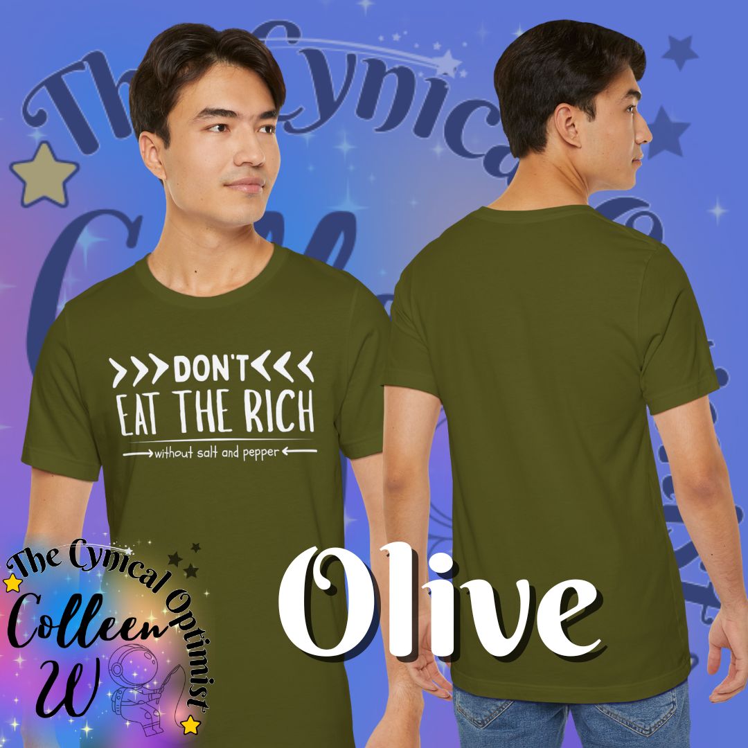 Don't Eat the Rich T-Shirt | Vegan Activist Statement Tee