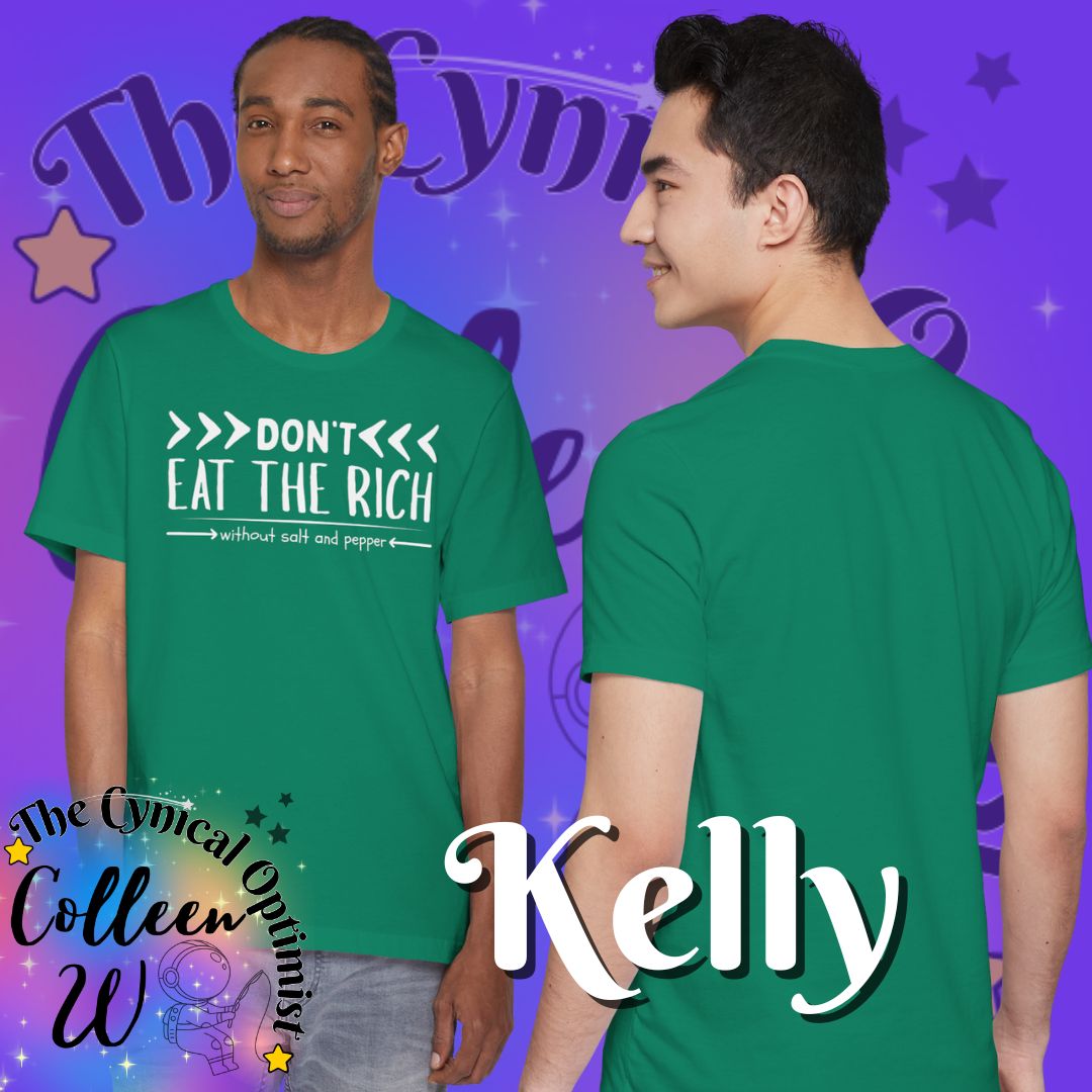 Don't Eat the Rich T-Shirt | Vegan Activist Statement Tee