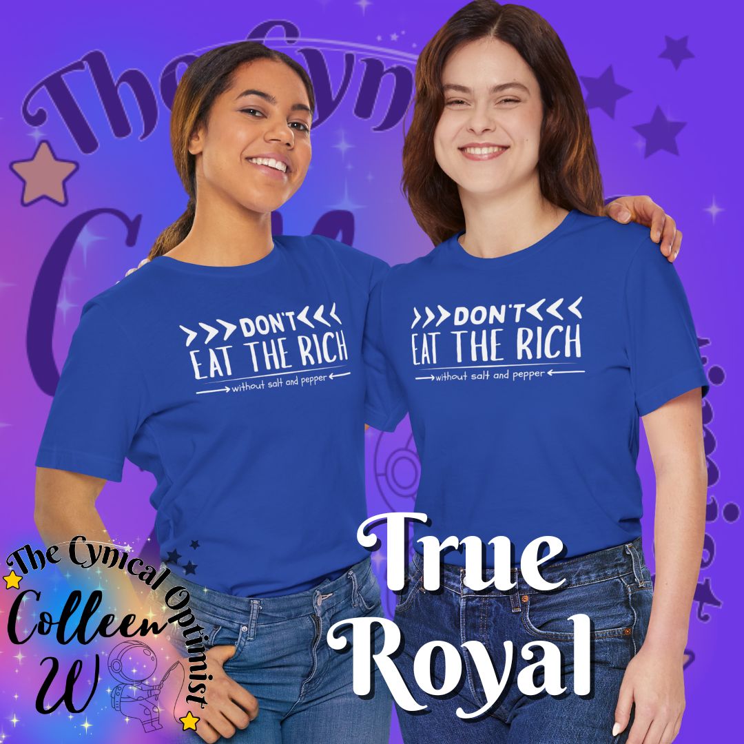 Don't Eat the Rich T-Shirt | Vegan Activist Statement Tee