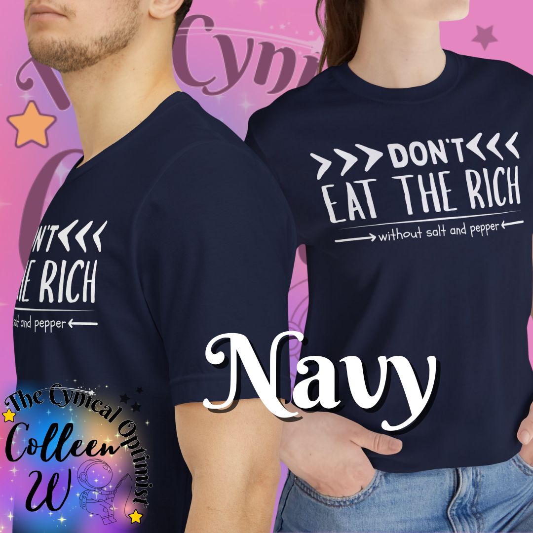 Don't Eat the Rich T-Shirt | Vegan Activist Statement Tee