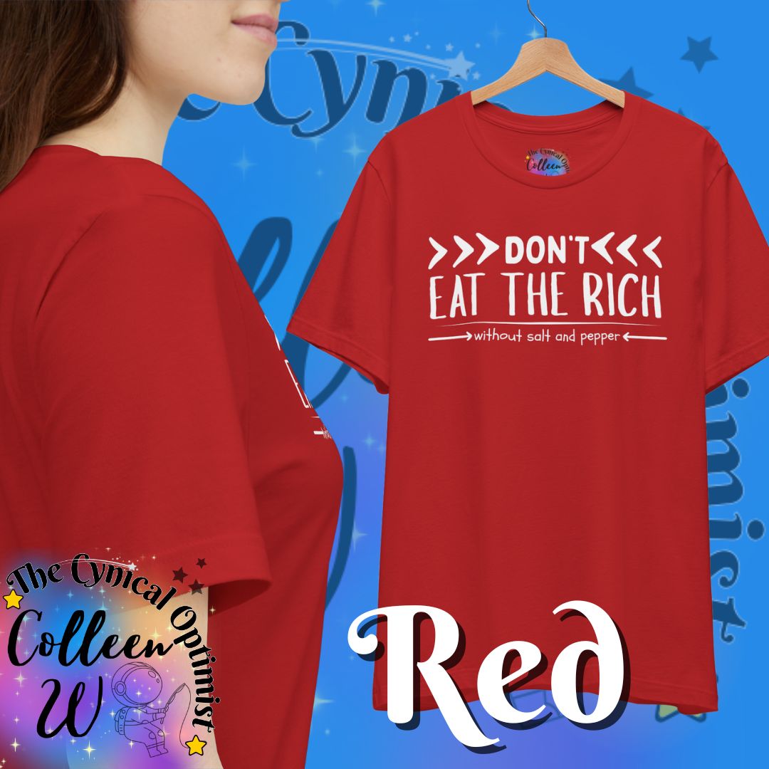 Don't Eat the Rich T-Shirt | Vegan Activist Statement Tee