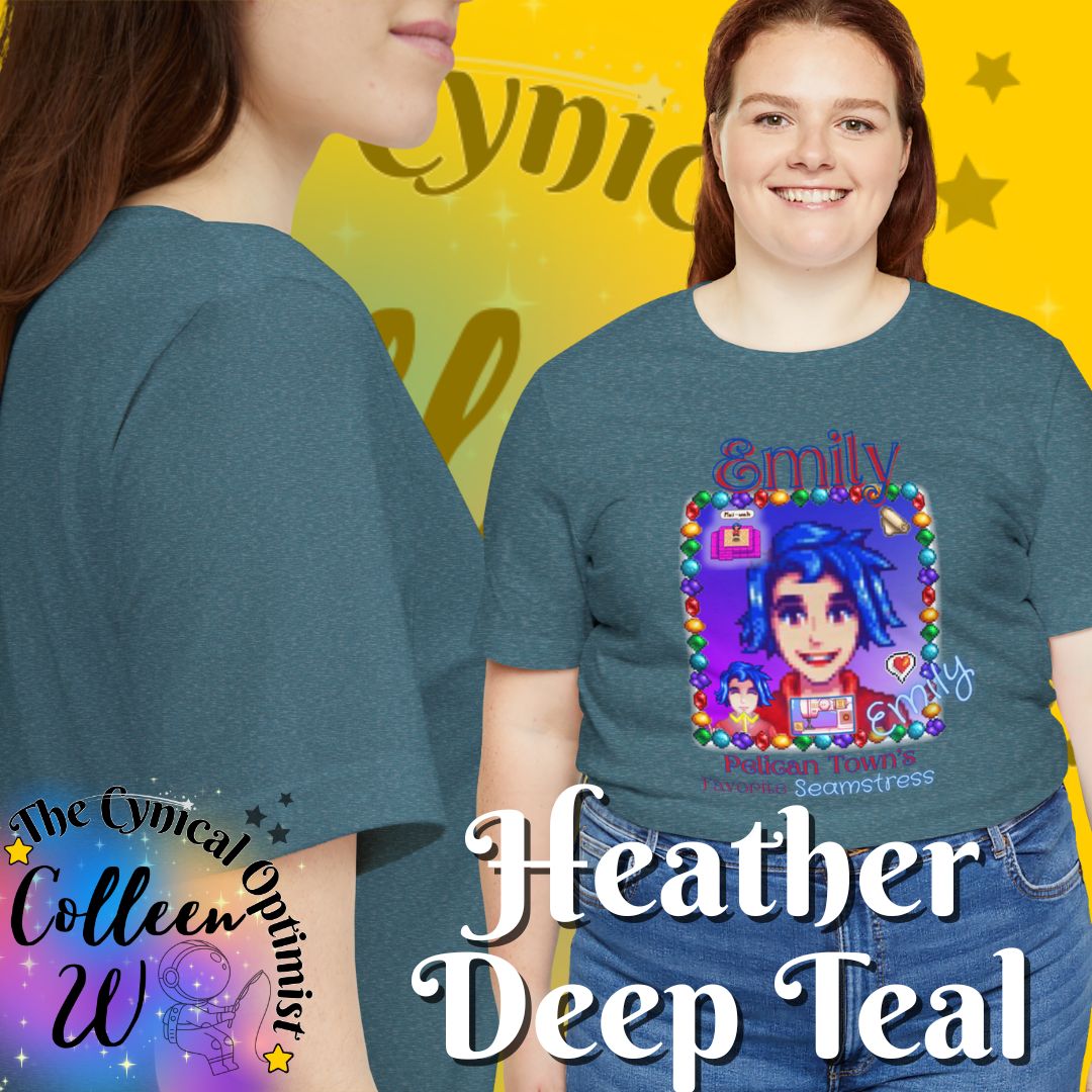 Stardew Valley Emily Fan Shirt - 'Emily the Seamstress' Design