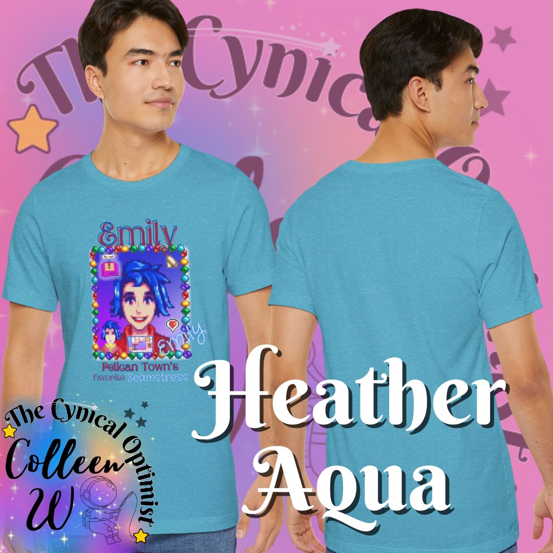 Stardew Valley Emily Fan Shirt - 'Emily the Seamstress' Design
