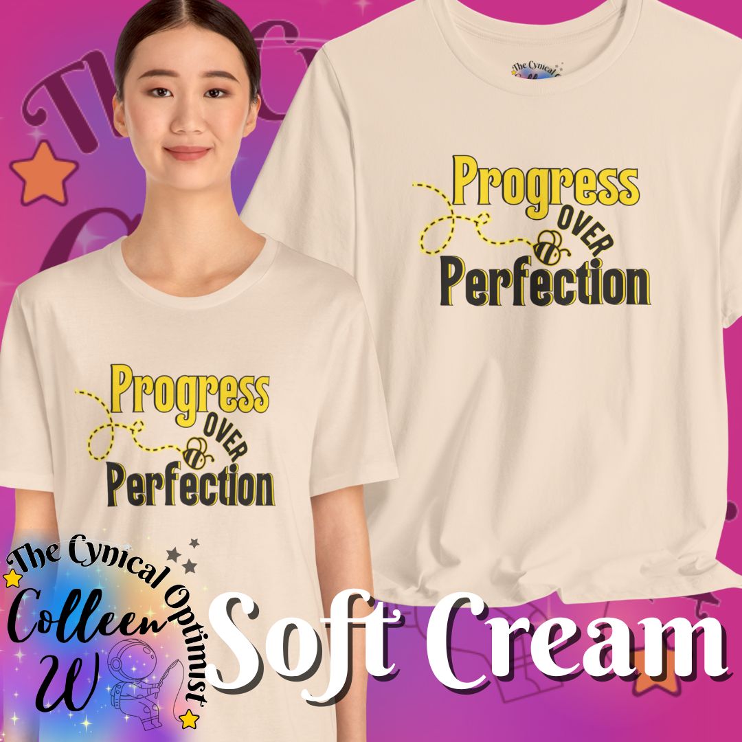 Progress Over Perfection T-Shirt | Motivational Inspirational Tee